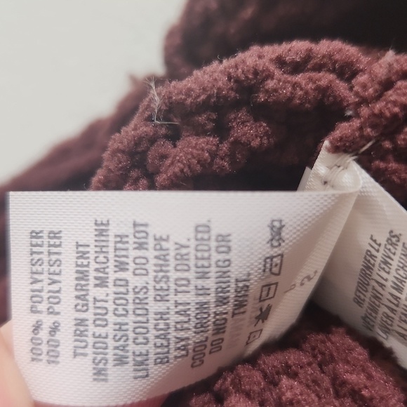 Aerie Sweater Womens Tunic Small Maroon Turtleneck - Picture 9 of 9